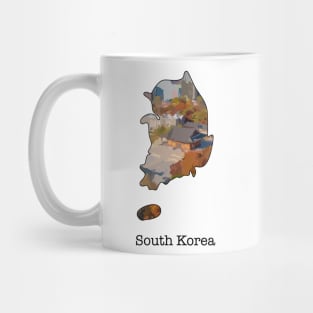 Map of South Korea Mug